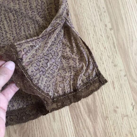 VINTAGE VICTORIA’S SECRET Python Print Mesh Stretch Nightie Lingerie SIZE SMALL - Picture 8 of 11